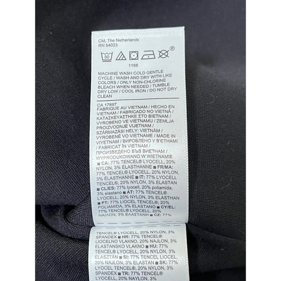 Athleta Eastbound Blazer Size 6 Black Business Casual Travel Jacket #986273 - Picture 8 of 8